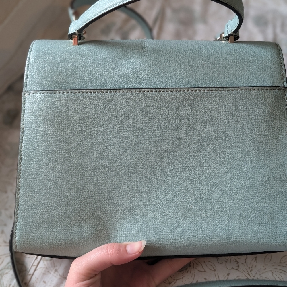 Blue Daisy Kate Spade Purse With Matching Card Holder - Picture 9 of 11